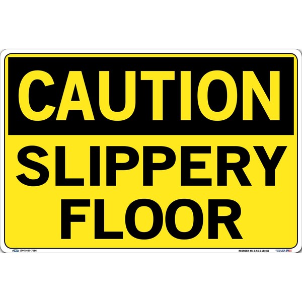 Vinyl Label Sign, 12-1/2" H, 18-1/2" W, Vinyl Label, Rectangle, English, SI-C-56-D-LB-011